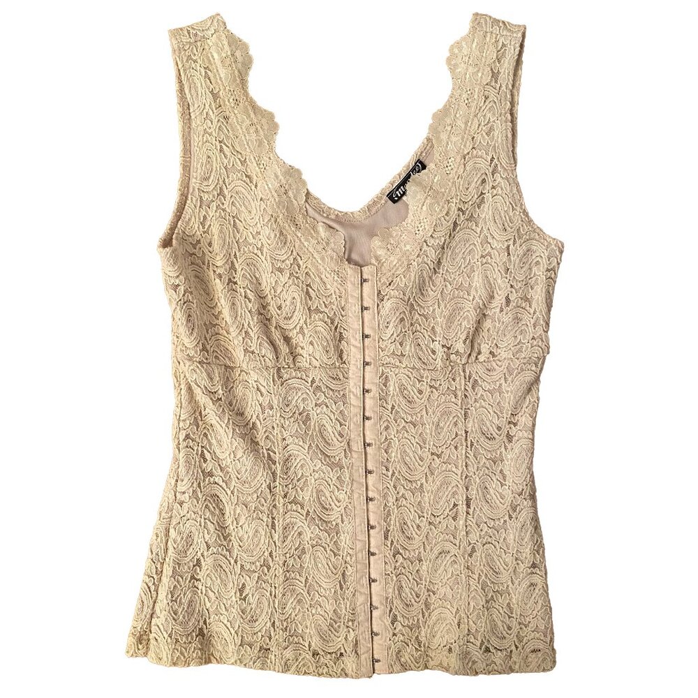 VINTAGE LACE CORSET TOP